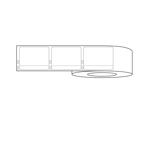 Dymo Prescript. Label w/removable Score at bottom2-3/4"x2-1/8"
